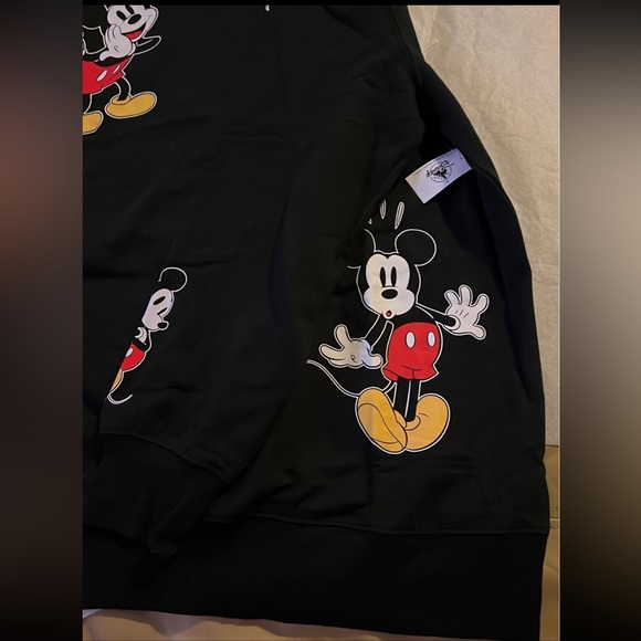 UNISEX Disney Mickey Mouse Fleece Sweatshirt - Picture 2 of 9